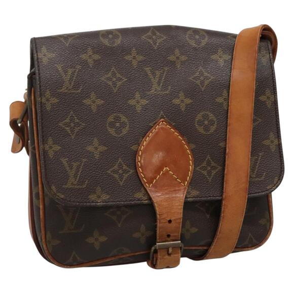 LOUIS VUITTON Monogram Cartouchiere MM Shoulder Bag M51253 - Picture 1 of 16